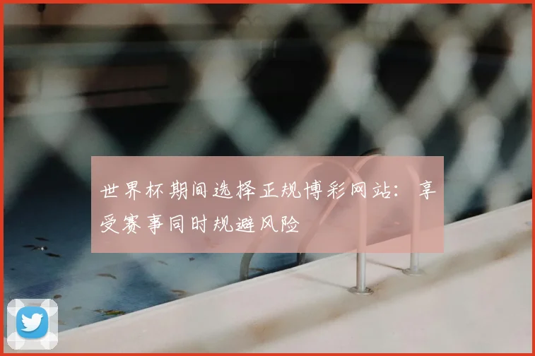 世界杯期间选择正规博彩网站：享受赛事同时规避风险