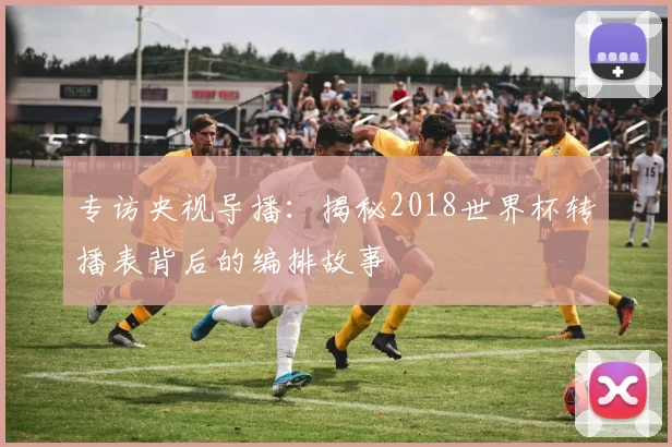 专访央视导播:揭秘2018世界杯转播表背后的编排故事